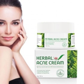 Crème Anti-Acné, Crème Visage Acné, Crèm Anti-Boutons Visage, Réduit Rapidement les Imperfections, Solution Ciblée Contre les