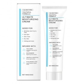 Crème Hydratante à la Centella et Acide Hyaluronique Soin Visage Nourrissant pour Tous Types de Peau Crème Jour et Nuit