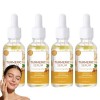 Sérum visage à lhuile de curcuma, sérum anti-âge au curcuma, sérums correcteurs de taches brunes et éclaircissants au curc/u ...