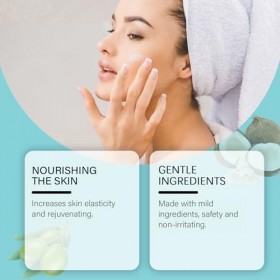 Crème réparatrice pour la peau crépue,hydratante et raffermissante pour le visage et le corps, raffermit la peau relâchée, ré...