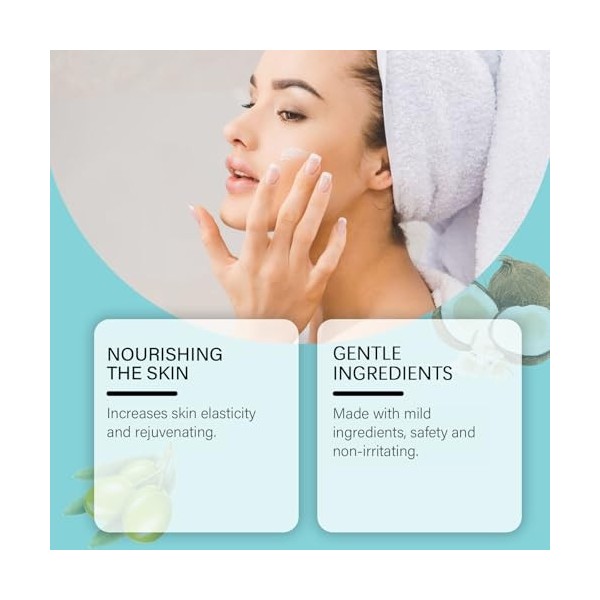 Crème réparatrice pour la peau crépue,hydratante et raffermissante pour le visage et le corps, raffermit la peau relâchée, ré...