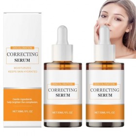 Sérum correcteur décoloration, sérum niacinamide, crème hydratante pour le visage pour, sérums hydratants, teint inégal, domm...