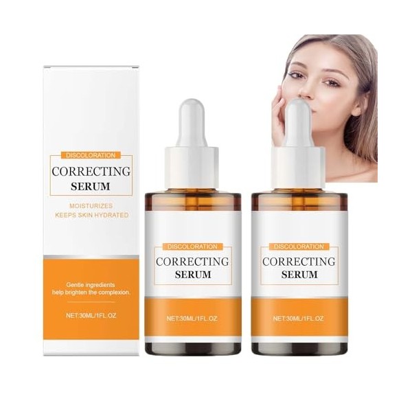 Sérum correcteur décoloration, sérum niacinamide, crème hydratante pour le visage pour, sérums hydratants, teint inégal, domm...
