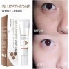 Glutathione Whitening Cream Facial Dark Spots Remover,Kojic Acid Glutathione Cream,Lightening Blemish Remover Creams,Face Moi...