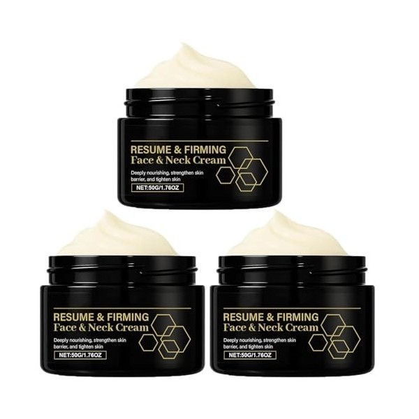 Crème visage raffermissante pour hommes, hydratante pour réduire les rides et ridules pour un aspect plus lisse, répare les p...