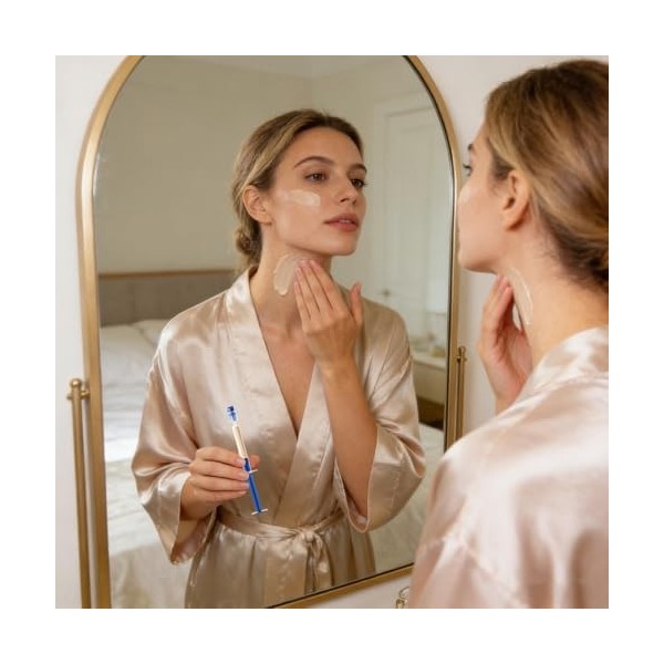 Crème Hydratante Visage | Lotion Repulpante et Réparatrice 5ML | Crème Raffermissante Visage - pour Élasticité Cutanée Femme 