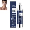 Crème hydratante visage 6 en 1 pour homme, crème anti-âge, lotion raffermissante pour le visage, lissante, hydratante et nour...