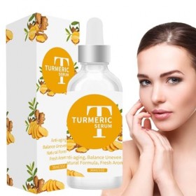 Jiimhte Huile de curcuma | 1 once. Huile éclaircissante nourrissante au curcuma pour les taches brunes | Lréparatrice hydrat