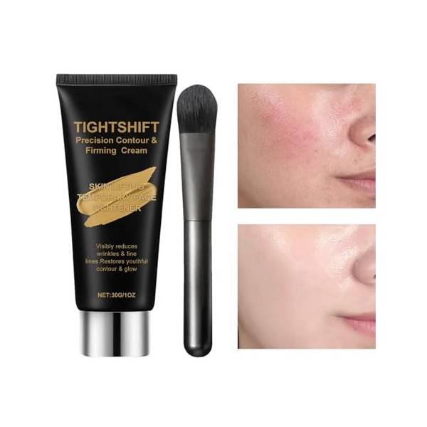 Lotion Raffermissante Visage,Lotion Raffermissante Hydratante pour Peau Sèche,Crème Lissante Visage | Utilisation Nuit Jour H