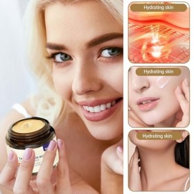 Crème Hydratante Visage,60g de Soin Hydratant Facial,Lotion Apaisante Peau Sensible Matin Nuit - Après Douche Maquillage Voya