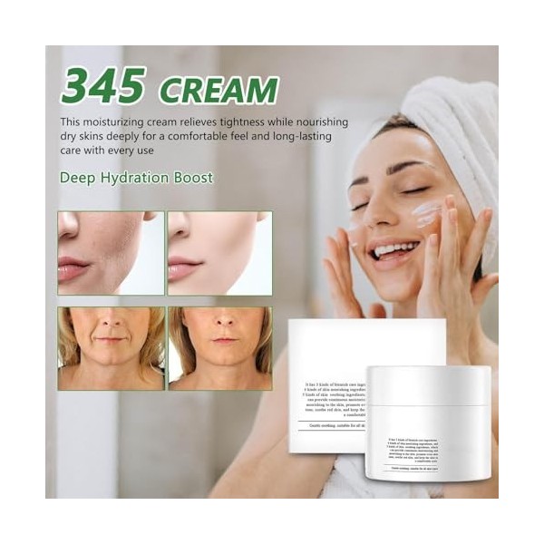 Crème De Crème Hydratante Pour Le Visage, Lotion Éclairante De Peau, Crème Hydratante De La Peau, Avec Légère Et Non Grasse, 