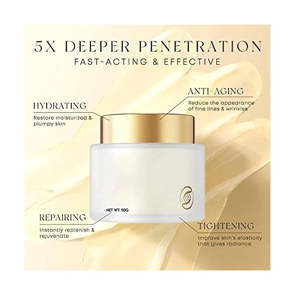 Firming Cream, Collagen Anti Aging Cream,Face Firming Cream Tightening Lifting Sagging Skin 2pcs Crème Jour et Nuit
