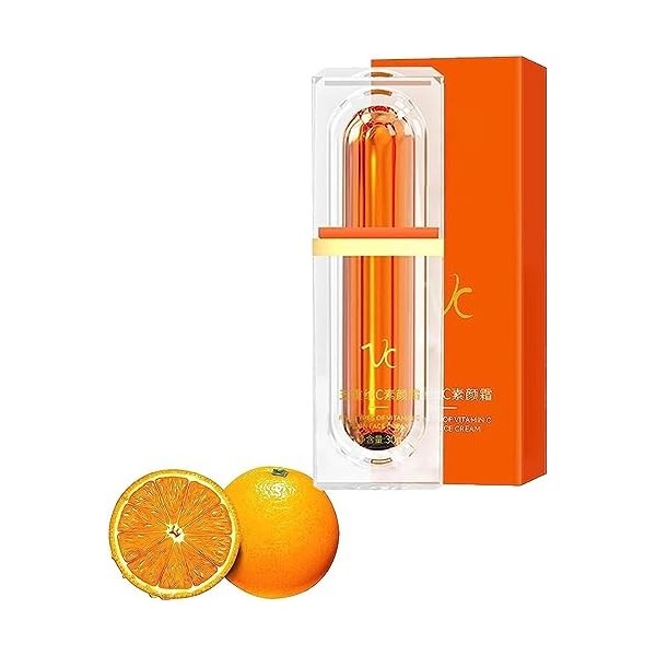 Five Vitamin C Cream, Skin Tone Even Cream, Anti-Aging/Wrinkles/Dark Spots Brightening Serum for Facial Skin Care,Face Moistu...