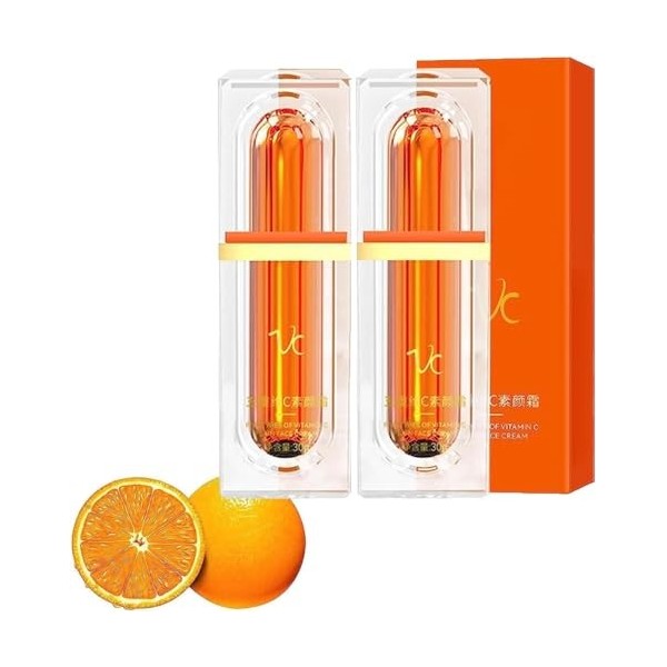 Five Vitamin C Cream, Skin Tone Even Cream, Anti-Aging/Wrinkles/Dark Spots Brightening Serum for Facial Skin Care,Face Moistu...