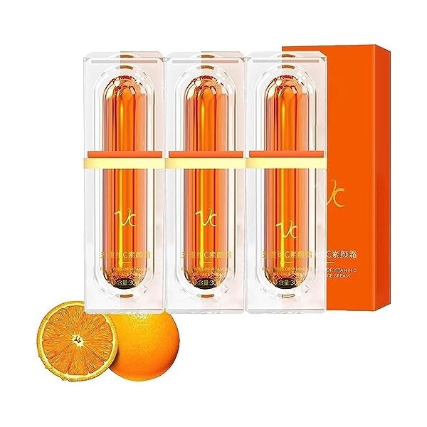 Five Vitamin C Cream, Skin Tone Even Cream, Anti-Aging/Wrinkles/Dark Spots Brightening Serum for Facial Skin Care,Face Moistu...