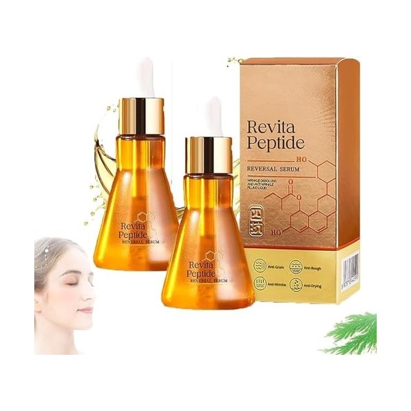 RevitaPeptide Reversal Serum 50ml, Revita Reversal Serum, Peptide Wrinkle Dissolving and Anti-Wrinkle Filling Liouid, Tighten...