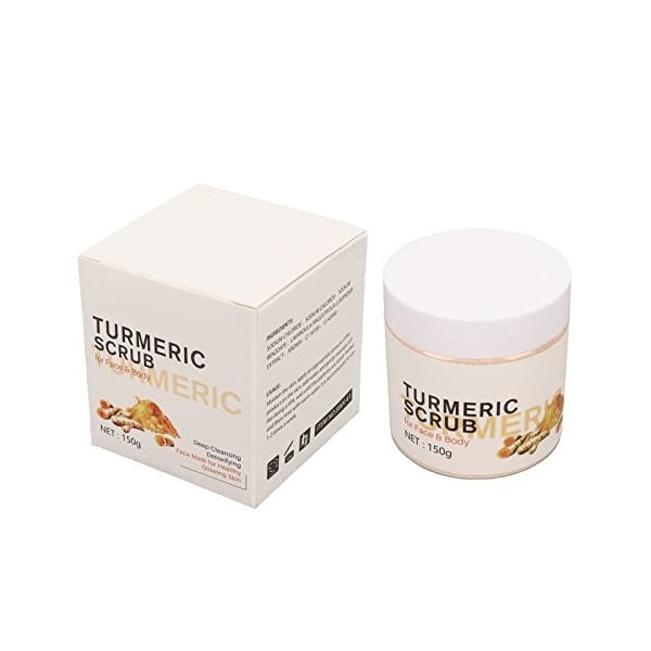 Crème pour le visage au curcuma, crème pour le visage au curcuma sans danger nourrissante blanchissant éclaircir réduire les 