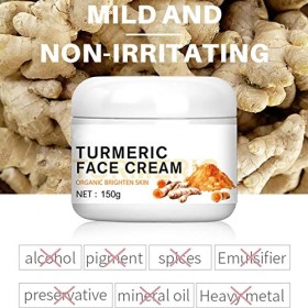 Crème pour le visage au curcuma, crème pour le visage au curcuma sans danger nourrissante blanchissant éclaircir réduire les 