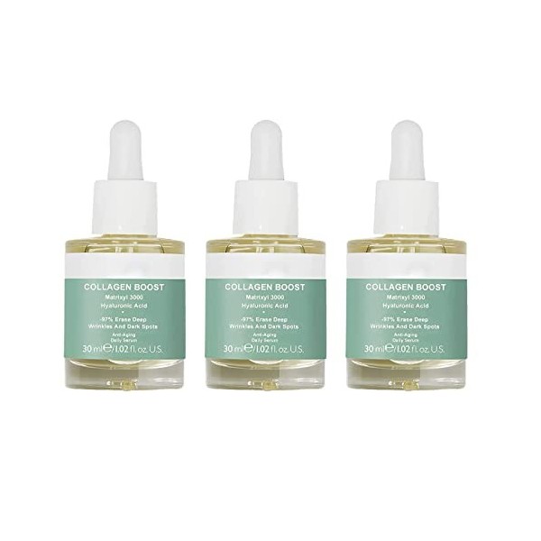 Lovelycat Sérum Luminescent et protecteur pour les soins de la peau, sérum anti âge amélioré au collagène sérum visage réduit...