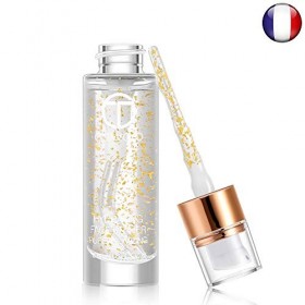 Sérum Elixir Huile de Beauté 24 K carat imprégnée dor Anti ride âge Acide Hyaluronique huile Essentielles Pures Hydratant Pr