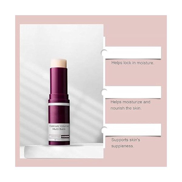 Cemenrete Calcium Multi Balm,Calcium Volume Multi Balm,Wrinkle Core Stick, Collagen Moisturing Stick,Hydrating, Anti-aging, F...