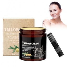 Crème de Suif de Bœuf Pour les Soins de la peau, Baume de Suif Anti-rides, Crème De Soin De La Peau Au Suif De Bœuf, Hydratan