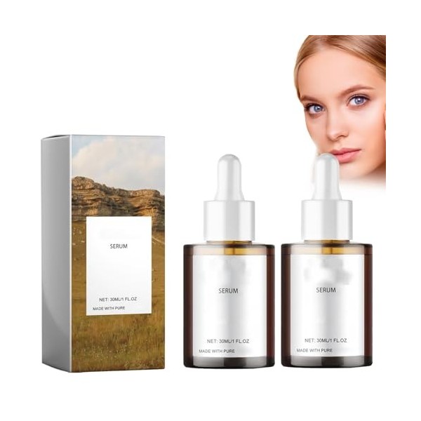 2PCS Essence Hydratante, For Soothing Sensitive and Acne-prone Skin, 100% Avec Extrait de pour Apaiser Les Peaux Sensibles et