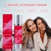 Estrogen Cream - Gentle Private Skin Nourishing Lotion, For Daily | Hydrating Menopause Lotion, Skin Care Products For Indoor