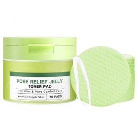 No Pore Pads - 70-Piece Gentle Soothing Moisturizing, Pore Refining Toninsg Pads For Women | For Women Girls Morning Daily Pr