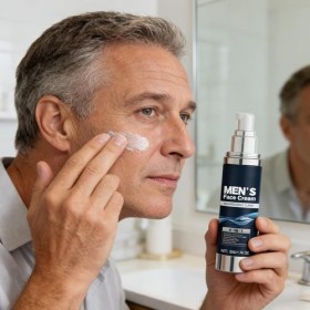 Hydratant visage pour hommes - Crème repulpante hydratante 6 en 1 | Lotion faciale anti-âge réduisant les rides jour et nuit 