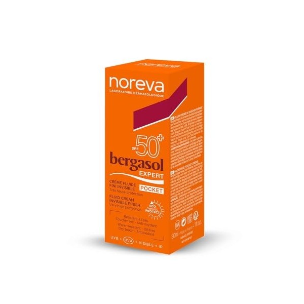 Noreva Bergasol Expert Crème Fluide Fini Invisible SPF50+ 30 ml