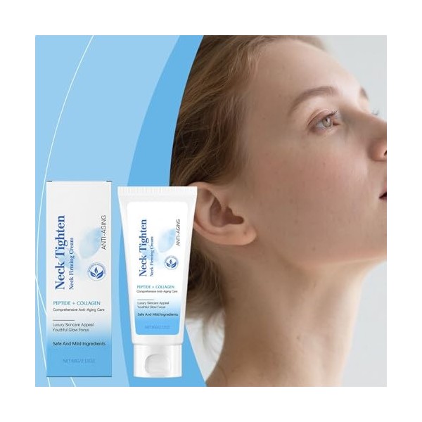 Crème Raffermissante Et Liftante Pour Le Cou - Lift Ferme Pour Cou,Lotion Hydratante 60 g Nourrissante pour les Femmes et les