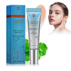 Correctrice De Couleur, Crème CC Avec Centella Asiatica,Perfecteur Et Correcteur De Teint Couvrant Les Imperfections Crème Hy