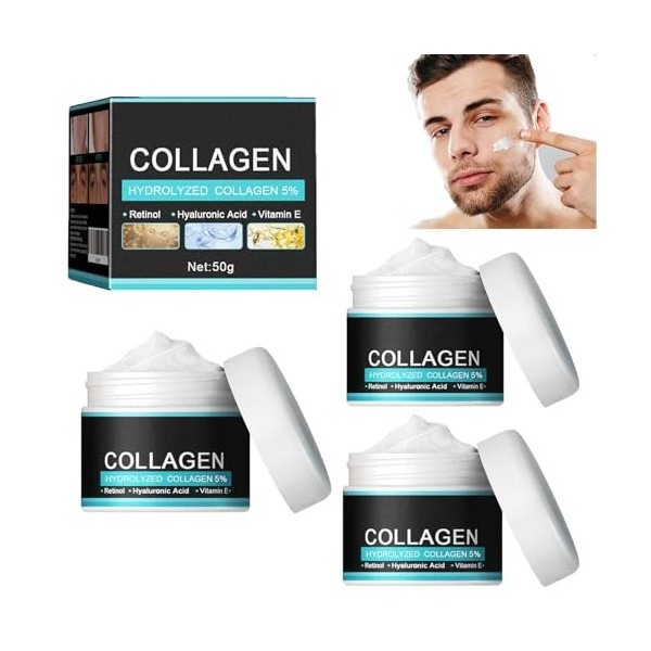 Crème visage raffermissante pour hommes, crème anti-âge pour hommes, crème anti-rides pour hommes, crème hydratante pour le v