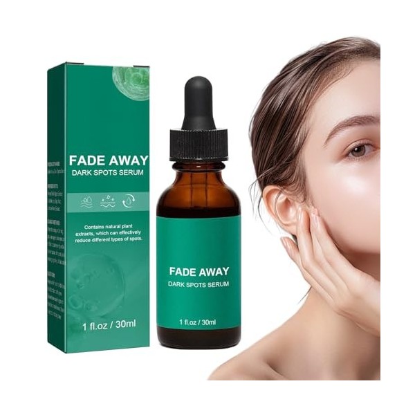 Éclaircissant pour le visage – Solution de 30 ml pour estomper les taches et unifier le teint de la peau, liquide rajeunissan