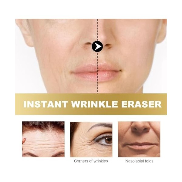 Crème visage anti-rides instantanée, crème anti-rides pour le visage, les yeux et le corps, dissimulation rapide et raffermis