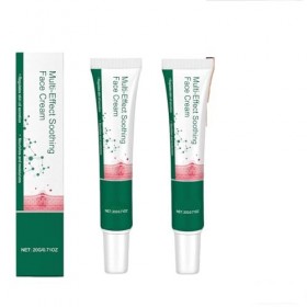 Crème apaisante multi-effets pour visage, soin hydratant pour peaux sensibles, crème raffermissante anti-âge, crème confort r...