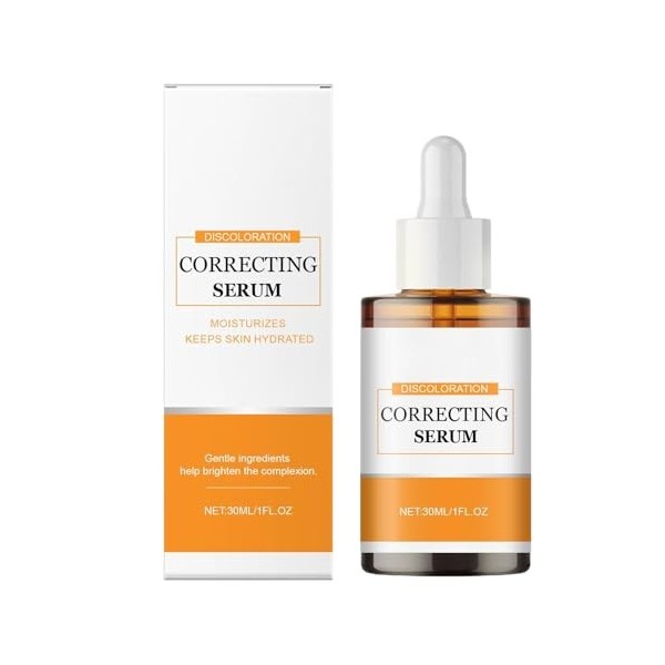 Liquide correcteur de décoloration pour le visage - Solution de soins de la peau 30 ml, formule douce, accessoire de beauté a