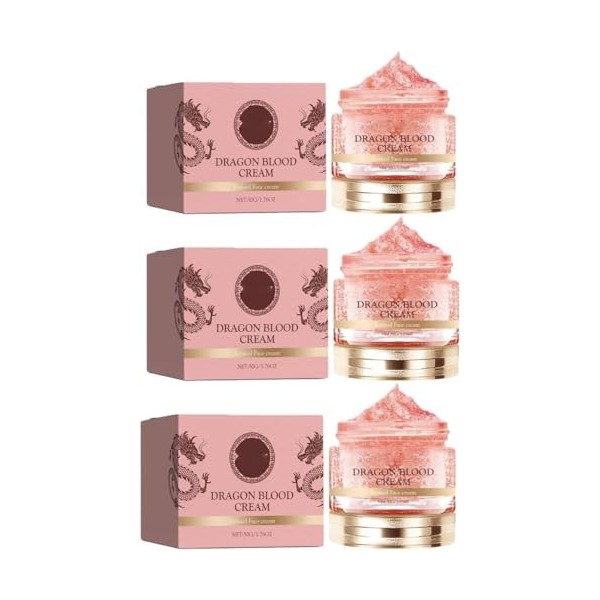 Dragons Blood Easy Cream, Retinol Placenta Dragon Blood Cream, Retinol Face Cream,Anti Wrinkle Retinol Serum for All Skin Typ