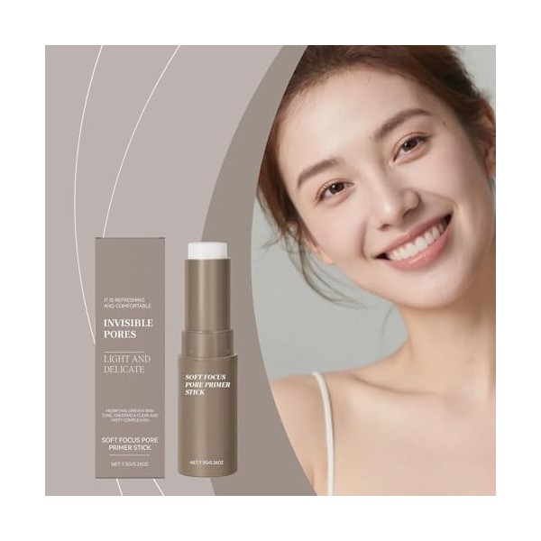 Énergique de pores - Bâton de minimisation des pores invisibles - Contrôle de lhuile - Crème hydratante durable pour la vie 
