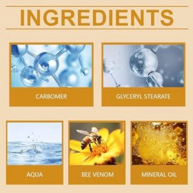 2PCS Crème au Venin d’Abeille,Crème Anti-Rides Visage & Cou,C-rème Hydratante Anti-Âge Raffermissante Naturelle,20g,Soins Vis