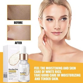 Ensemble de sérum pour le visage à la pulpe de riz, crème blanchissante au riz blanc avec extrait de riz, essence anti-âge po