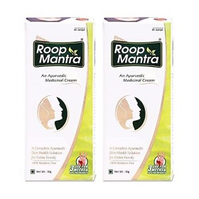 Roop Mantra Crème ayurvédique Fairness pour le visage 30 g lot de 2 