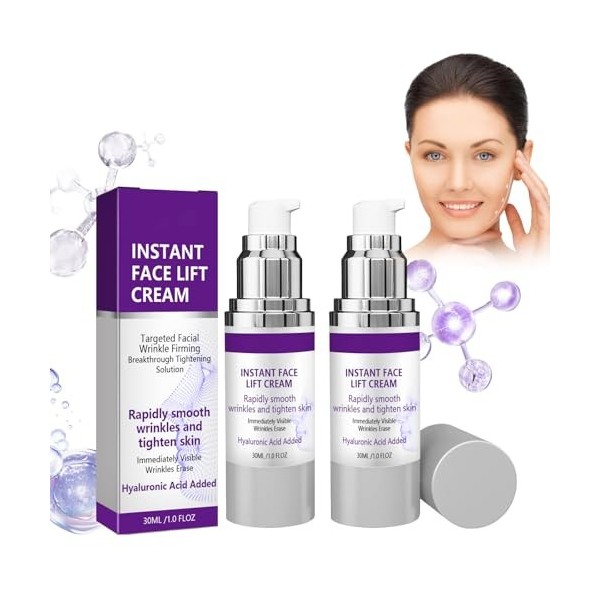 Crème Visage Crème Raffermissante Pour Le Visage, Crème Nourrissante Pour Le Visage, Estompe Les Ridules Et Les Rides Du Visa