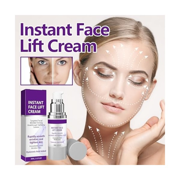 Crème Visage Crème Raffermissante Pour Le Visage, Crème Nourrissante Pour Le Visage, Estompe Les Ridules Et Les Rides Du Visa