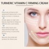Crème pour le visage au curcuma à la vitamine C – Puissante crème pour le visage 10 % de vitamine C contre les taches sombres...