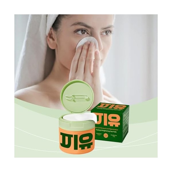 Disques Démaquillants Hydratants – 100 Pads Imprégnés à L’acide Hyaluronique, Centella Asiatica & Niacinamide – Pads Nettoyan