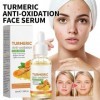 Sérum correcteur de taches brunes au curcuma, Sérum éclaircissant pour le visage, Lotion huileux au curcuma pour le visage, H...