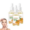 Sérum correcteur de taches brunes au curcuma, Sérum éclaircissant pour le visage, Lotion huileux au curcuma pour le visage, H...