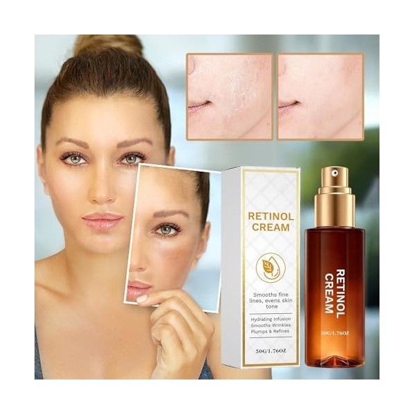 Soin raffermissant visage - Solution Hydratante,Soin tenseur quotidien,pour les grands voyageurs, nuit et jour, changement de